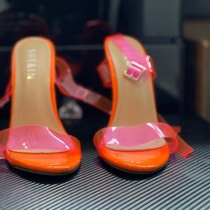 Neon Stiletto heels